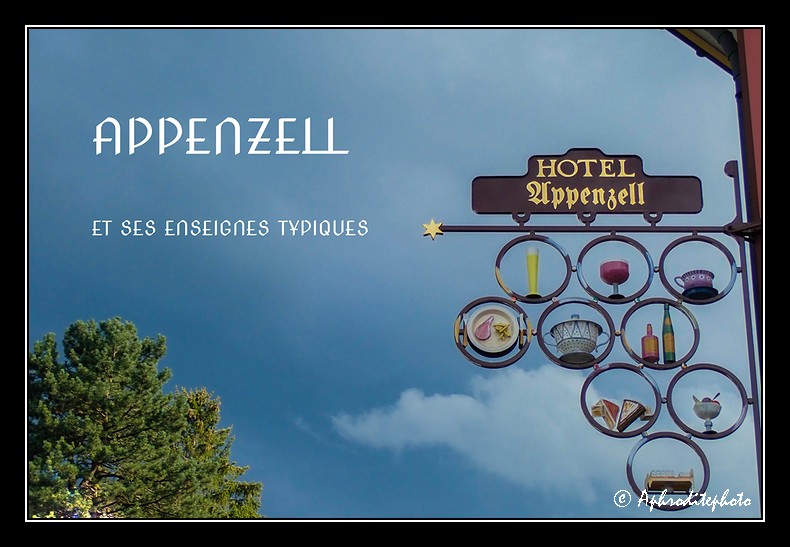 Appenzell Et Ses Enseignes Typiques
